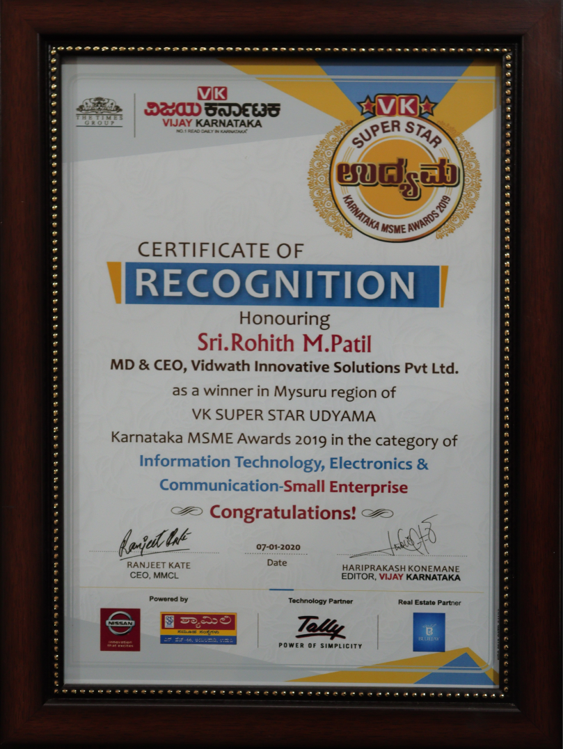 Vijay Karnataka Award